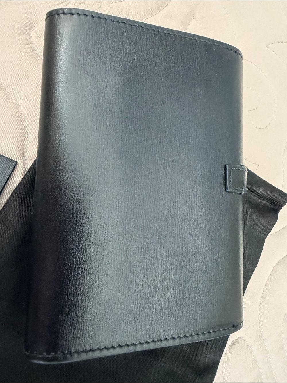 Rare YSL Sulpice multilayered Envelope Leather Wallet Black/Cream - Picture 2 of 12